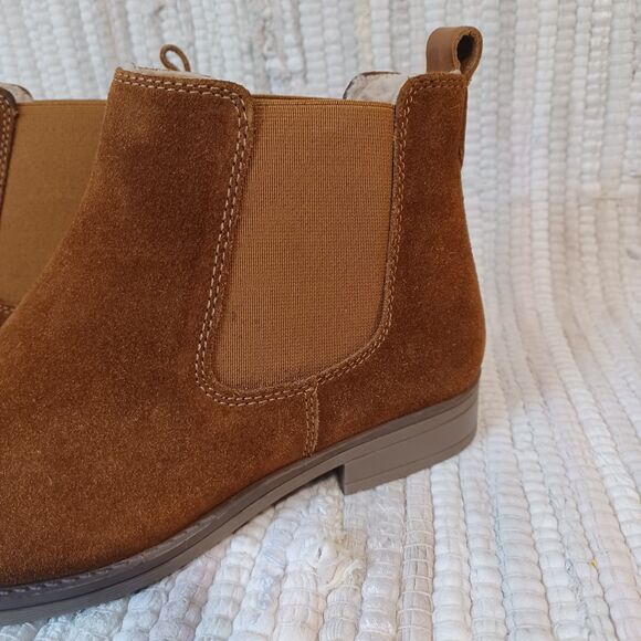 Sz 5.5 Dune London Leather Upper Chelsea Boots 1" Heel - Picture 7 of 7